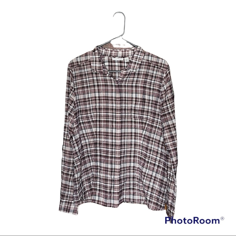 Halogen long sleeve button down shirt